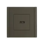 FORTE@PIANO Розетка HDMI FP340 серый IEK