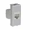 Avanti Компьютерная розетка RJ-45 без шторки модульная, кат.6А экранированная, Закаленная сталь, 1 модуль