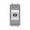 Avanti Компьютерная розетка RJ-45 без шторки модульная, кат.6А экранированная, Закаленная сталь, 1 модуль