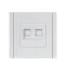 FORTE@PIANO Розетка двойная RJ11+RJ45 кат.5E FP235 белый IEK