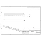 Рейка монтажная для ВРУ (32х450) оцинкованная толщина стали 2 мм