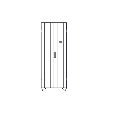 Шкаф Uniprom. 42U-750/1070. боковые панели 4шт. черный