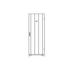 Шкаф Uniprom. 42U-750/1070. боковые панели 4шт. черный