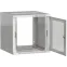 Шкаф LINEA WE 9U 600x600мм дверь перфор серый