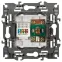 Розетка Серия 12 12-3110-16 комбинированная RJ45+TV, титан