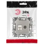 Розетка Серия 12 12-3110-16 комбинированная RJ45+TV, титан