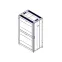 Шкаф Uniprom. 42U-750/1200. боковые панели 4шт. черный