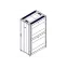 Шкаф Uniprom. 42U-750/1200. боковые панели 4шт. черный