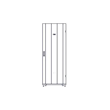 Шкаф Uniprom. 42U-750/1200. боковые панели 4шт. черный