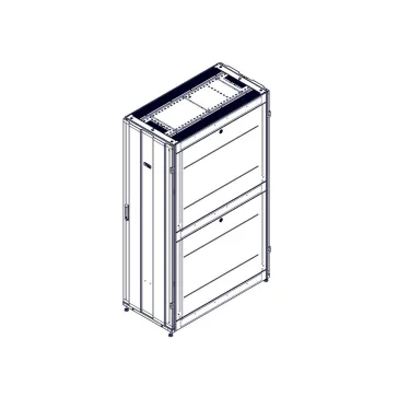 Шкаф Uniprom. 42U-600/1200. боковые панели 4шт. черный