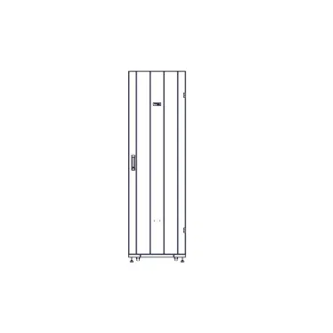 Шкаф Uniprom. 42U-600/1200. боковые панели 4шт. черный