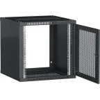 Шкаф LINEA WE 18U 600х600мм дверь перфорированная черный