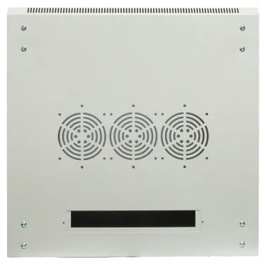 Шкаф настенный 19' TERACOM PRO 12U 600х600 мм дверь стеклянная с замком-ручкой серый