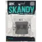 SKANDY Розетка компьютерная двойная RJ45 кат.5E SK-K03Gr серый IEK