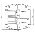 МОНТ.ПЛ.ВЕР.СТ.АПП NS630 С ПОВ.РУК
