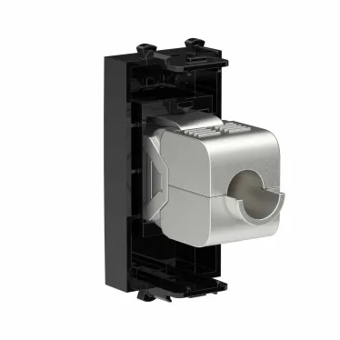 Avanti Компьютерная розетка RJ-45 без шторки модульная кат.6А экранированная Черный квадрат 1 модуль