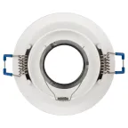 Встраиваемый светильник декоративный KL103 WH/CH MR16 GU5.3 белый хром