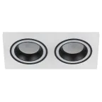 Встраиваемый светильник декоративный DK92 WH/BK MR16/GU5.3 белый/черный