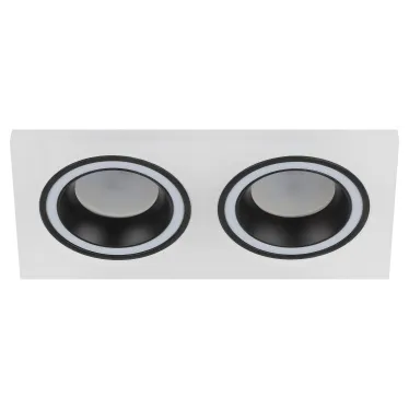 Встраиваемый светильник декоративный DK92 WH/BK MR16/GU5.3 белый/черный