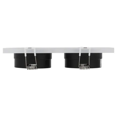 Встраиваемый светильник декоративный DK92 WH/BK MR16/GU5.3 белый/черный