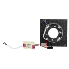 Встраиваемый светильник со светодиодной подсветкой DK LD50 WH/BK GX53 белый черный