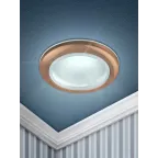 Светильник встраиваемый WR1 SC влагозащищенный MR16 12V/220V 50W медь (100/2400)