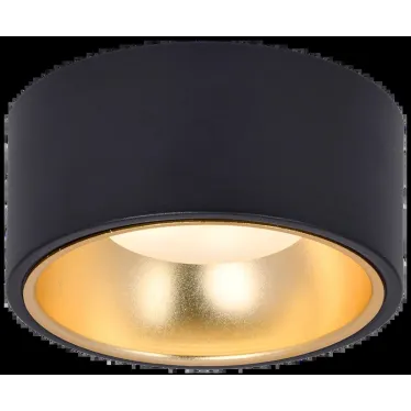 LIGHTING Светильник 4017 накладной потолочный под лампу GX53 черный/золото IEK