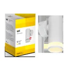 LIGHTING Светильник 4008 накладной настенный под лампу GU10 белый IEK