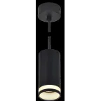 LIGHTING Светильник 4007 подвесной под лампу GU10 черный IEK