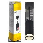 LIGHTING Светильник 4007 подвесной под лампу GU10 черный IEK