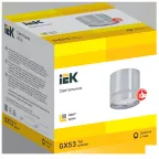 LIGHTING Светильник 4016 накладной потолочный под лампу GX53 хром IEK