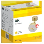 LIGHTING Светильник 4011 накладной настено-потолочный под лампу GX53 золото IEK