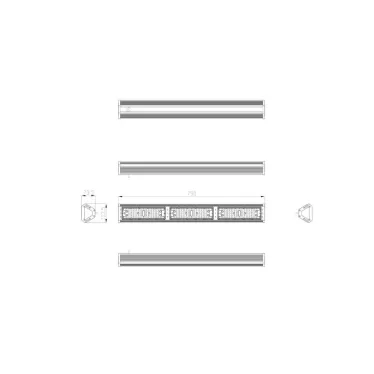 Cветильник cветодиодный подвесной SPP-404-0-50K-150 IP44 150Вт 15750Лм 5000К Кп«5% КСС Ш IC