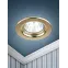 Светильник штампованный MR16,12V/220V, 50W золото ST1 GD