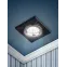 Светильник декор стекло квадрат MR16,12V/220V, 50W, хром/черный DK8 CH/BK