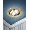 Светильник штампованный поворотный MR16,12V/220V, 50W золото ST2A GD