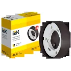 LIGHTING Светильник 4113 накладной под лампу GX53 черный IEK