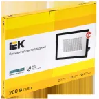 Прожектор светодиодный СДО 06-200 IP65 4000К черный IEK
