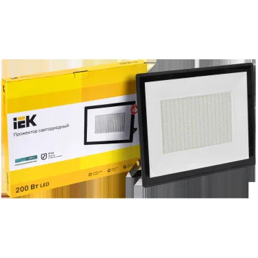 Прожектор светодиодный СДО 06-200 IP65 4000К черный IEK