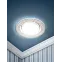 Светильник под лампу Gx53 круглый,220V,13W,белый/хром KL79 WH/CH