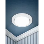 Светильник встраиваемый KL70 WH /1 под лампу Gx53 тонкий 220V 13W белый (40/2200)
