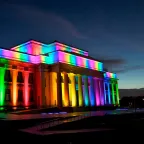 Прожектор светодиодный ДО-12w RGB IP65