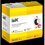 LIGHTING Светильник 4106 встраиваемый поворотный под лампу GU10 белый/шоколад пластик IEK