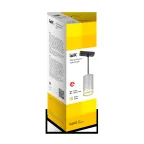 LIGHTING Светильник 4117 декоративный трековый подвесной под лампу GU10 хром IEK