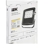 Прожектор светодиодный СДО 08-150 PRO 60град 5000К IP65 черный IEK