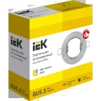 Светильник встраиваемый под лампу MR16 хром IEK