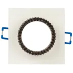 Встраиваемый светильник декоративный DK110 WH/GR MR16 GU5.3 белый серый