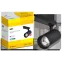 LIGHTING Светильник светодиодный трековый ДТО 1303 30Вт 4000К однофазный 24град черный IEK