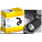 LIGHTING Светильник светодиодный трековый ДТО 1304 40Вт 4000К однофазный 24град черный IEK