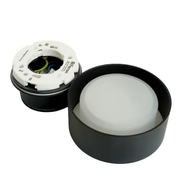 Светильник ДПО-12w GX53 без лампы IP44 черный